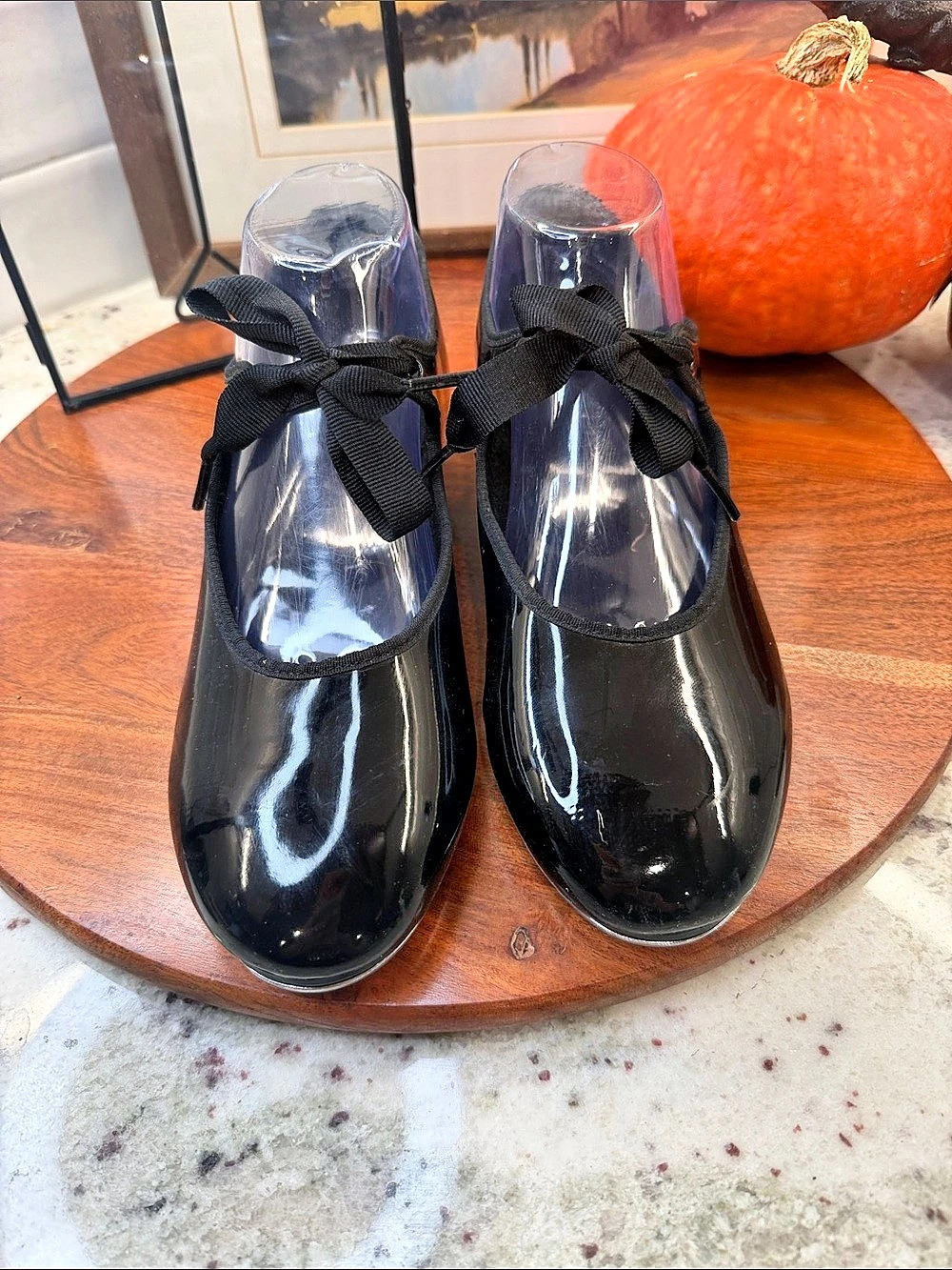 Capezio Black Patent Character Tap Shoes